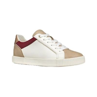 Geox Dam D BLOMIEE C sneakers, optisk vit/LT taupe, 41 EU, Optic White Lt Taupe, 41 EU Geox Dam D BLOMIEE C sneakers, optisk vit/LT taupe, 41 EU, Optic White Lt Taupe, 41 EU
