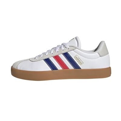 adidas herr VL COURT 3.0 SHOES, ftwr white/pure ruby/mystery ink, 47 1/3 EU adidas herr VL COURT 3.0 SHOES, ftwr white/pure ruby/mystery ink, 47 1/3 EU