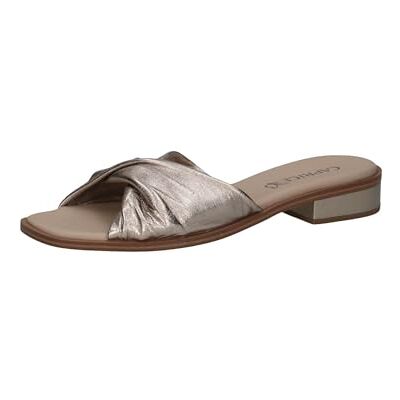 CAPRICE Damer 9-27200-44 sandal med klack, Tygransfärgad metallisk, 40 EU CAPRICE Damer 9-27200-44 sandal med klack, Tygransfärgad metallisk, 40 EU