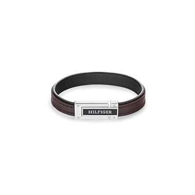 Tommy Hilfiger Jewelry herrarmband i läder i svart och brun, 2790559 Tommy Hilfiger Jewelry herrarmband i läder i svart och brun, 2790559