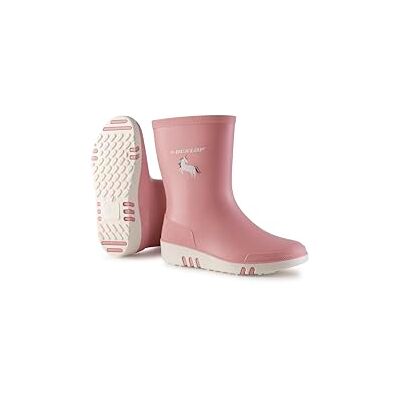 Dunlop Protective Footwear flicka mini regnstövel, rosa, 8 UK barn, Rosa, 8 UK Child Dunlop Protective Footwear flicka mini regnstövel, rosa, 8 UK barn, Rosa, 8 UK Child