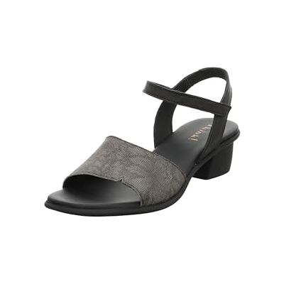 Think! Damer VIVI läderfoder sandaler, stål/kombi 2000, 41 EU Think! Damer VIVI läderfoder sandaler, stål/kombi 2000, 41 EU