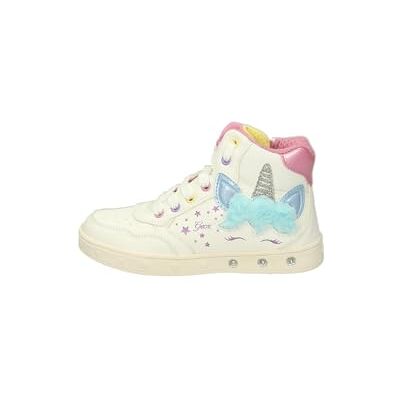 Geox J Skylin Girl flickor, Vit och flerfärgad, 29 EU Geox J Skylin Girl flickor, Vit och flerfärgad, 29 EU