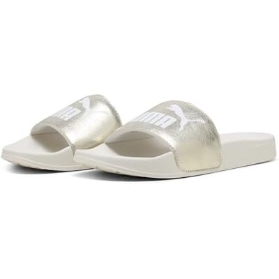 PUMA Leadcat 2.0 Metallic Whisper Slide Sandal, Guld Vit Varm Vit, 8 UK, guld vit varm vit, 42 EU PUMA Leadcat 2.0 Metallic Whisper Slide Sandal, Guld Vit Varm Vit, 8 UK, guld vit varm vit, 42 EU
