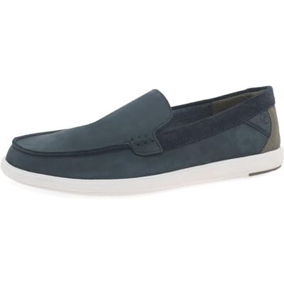 Clarks Bratton Loafer Mens Navy Nubuck, 7 Clarks Bratton Loafer Mens Navy Nubuck, 7
