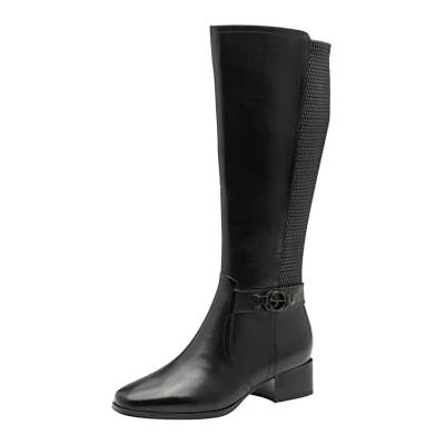 Tamaris dam komfort lång boot heel knähöga stövlar, svart, 36 EU, svart, 36 EU Tamaris dam komfort lång boot heel knähöga stövlar, svart, 36 EU, svart, 36 EU