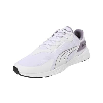 PUMA Unisex Pl Tiburion Logo Turbo Sneaker, vit blekt plommon, 40.5 EU PUMA Unisex Pl Tiburion Logo Turbo Sneaker, vit blekt plommon, 40.5 EU