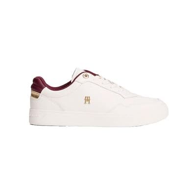 Tommy Hilfiger kvinnors förhöjda domstol sneaker Fw0fw08680 låg topp, Vit antik vit, 38 EU Tommy Hilfiger kvinnors förhöjda domstol sneaker Fw0fw08680 låg topp, Vit antik vit, 38 EU