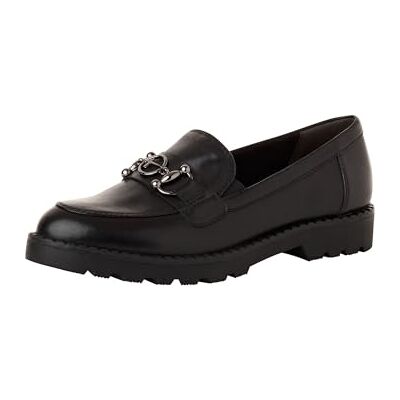 Tamaris dam tofflor läder, Svart läder, 36 EU Tamaris dam tofflor läder, Svart läder, 36 EU