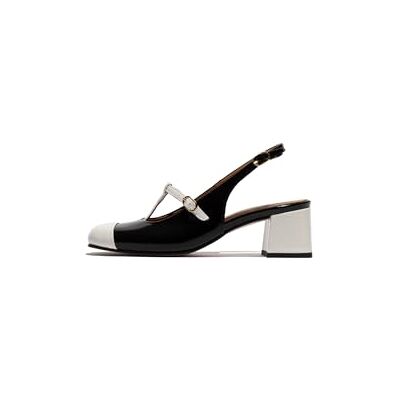 Fly London dam SOLN083FLY Mary Jane, Offwhite/svart, 4 UK, Benvit svart, 37 EU Fly London dam SOLN083FLY Mary Jane, Offwhite/svart, 4 UK, Benvit svart, 37 EU