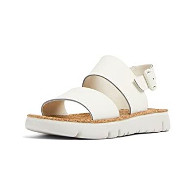 Camper Dam Oruga Flat Sandal, Vit Natural, 39 EU, Vit naturlig, 39 EU Camper Dam Oruga Flat Sandal, Vit Natural, 39 EU, Vit naturlig, 39 EU