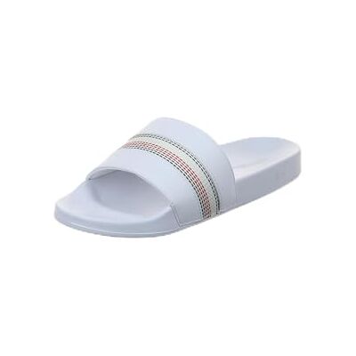 Tommy Hilfiger kvinnors företagsränder pool glidsandal, vit, 3,5 UK, Vitt, 36 EU Tommy Hilfiger kvinnors företagsränder pool glidsandal, vit, 3,5 UK, Vitt, 36 EU
