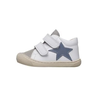 Naturino Kolde VL Suede/Calf White-Grey-Celeste, Barn och ungdomar, Vit, 19 EU Naturino Kolde VL Suede/Calf White-Grey-Celeste, Barn och ungdomar, Vit, 19 EU