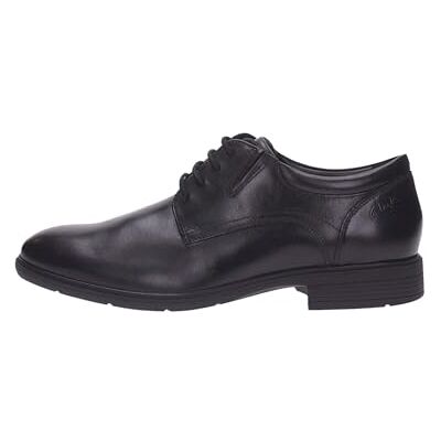 Clarks Steadwell Lace Mens Black Leather, 6.5 Clarks Steadwell Lace Mens Black Leather, 6.5