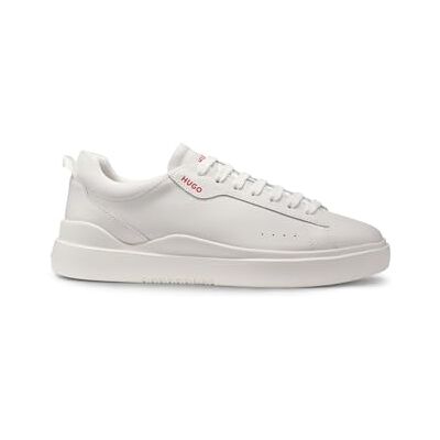 HUGO Blake Tenn sneakers för män av slätt läder med kupsulor storlek, Vit, 42 EU HUGO Blake Tenn sneakers för män av slätt läder med kupsulor storlek, Vit, 42 EU
