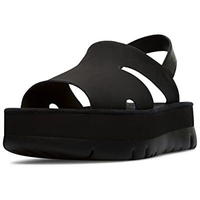 Camper dam Oruga Up Peeptoe sandaler, svart 38 EU Camper dam Oruga Up Peeptoe sandaler, svart 38 EU