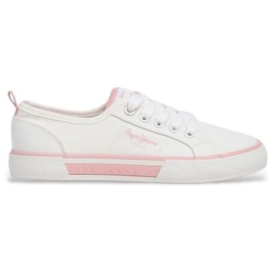 Pepe Jeans Brady Club G Sneak, Vit (Off White), 2,5 UK Pepe Jeans Brady Club G Sneak, Vit (Off White), 2,5 UK