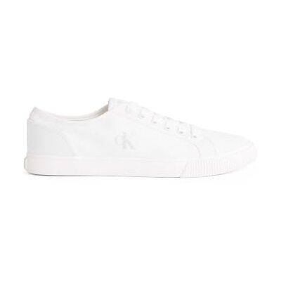 Calvin CK JEANS herr ESS VULC LOW MG CANVAS YM0YM01209 topp, vit (trippel ljus vit), 10,5 UK, Vit trippel ljus vit, 43 EU Calvin CK JEANS herr ESS VULC LOW MG CANVAS YM0YM01209 topp, vit (trippel ljus vit), 10,5 UK, Vit trippel ljus vit, 43 EU