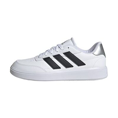 adidas Kvinnor Courtblock Shoes, Cloud White/Core Black/Silver, 36 EU adidas Kvinnor Courtblock Shoes, Cloud White/Core Black/Silver, 36 EU