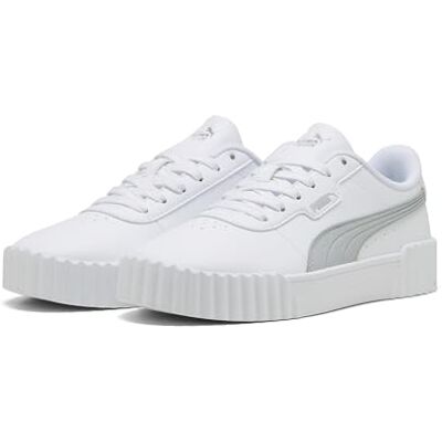 PUMA dam Carina 3.0 Aqua Metallics sneakers, White Silver, 7 UK, vit silver, 40.5 EU PUMA dam Carina 3.0 Aqua Metallics sneakers, White Silver, 7 UK, vit silver, 40.5 EU