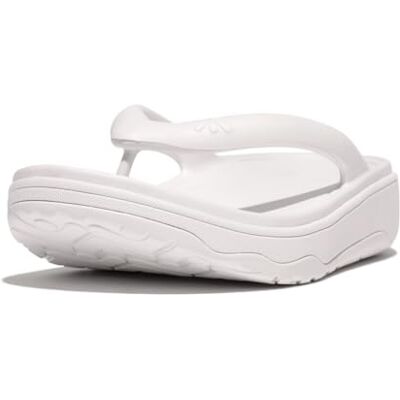 Fitflop Dam Relieff Recovery Toe-Post sandaler, Vitt, 43 EU Fitflop Dam Relieff Recovery Toe-Post sandaler, Vitt, 43 EU