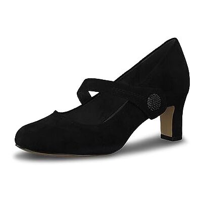 Jana Pumps 8-22473-41 H-bredd, svart, 37 EU Jana Pumps 8-22473-41 H-bredd, svart, 37 EU