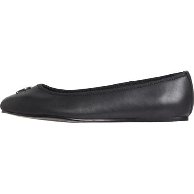 Tommy Hilfiger kvinnor ballerinor läder, Svart, 37 EU Tommy Hilfiger kvinnor ballerinor läder, Svart, 37 EU