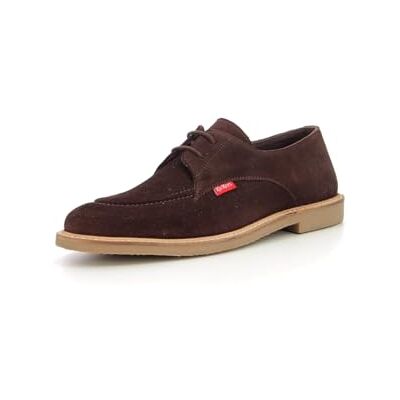 Kickers Totaly, Oxford platt för män, brun, 40 EU, kastanj, 40 EU Kickers Totaly, Oxford platt för män, brun, 40 EU, kastanj, 40 EU