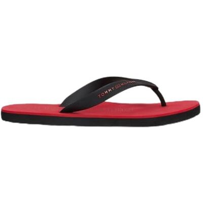 Tommy Hilfiger herr gummiHilfiger strand sandal flip flop, svart, 6,5 UK, Svart, 40 EU Tommy Hilfiger herr gummiHilfiger strand sandal flip flop, svart, 6,5 UK, Svart, 40 EU