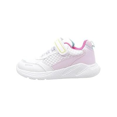 Geox Flickor J Sprintye Girl B sneakers, Vit flerfärgad, 28 EU Geox Flickor J Sprintye Girl B sneakers, Vit flerfärgad, 28 EU