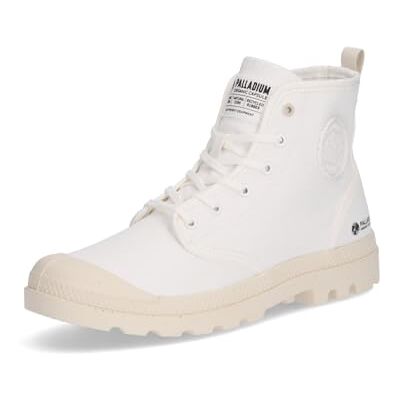 Palladium Pampa hög dragkedja organisk ankel stövlar blandad, vit, 44.5 EU Palladium Pampa hög dragkedja organisk ankel stövlar blandad, vit, 44.5 EU