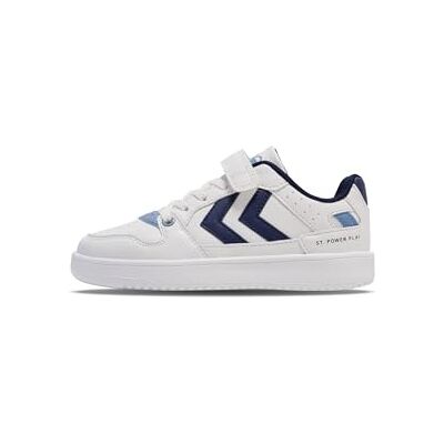 hummel ST. Power Play JR, Tofflor, White/Blue, 28 EU, vit blå, 28 hummel ST. Power Play JR, Tofflor, White/Blue, 28 EU, vit blå, 28