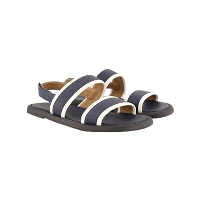 Ulla Popken damskor lädersandaler, kardborreband, bredd H 836138, Mörkblå denim, 39 EU bred Ulla Popken damskor lädersandaler, kardborreband, bredd H 836138, Mörkblå denim, 39 EU bred