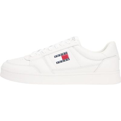 Tommy Jeans herr TJM The Greenwich New ESS EM0EM01574 sneakers, vit, 10.5 UK, Vitt, 45 EU Tommy Jeans herr TJM The Greenwich New ESS EM0EM01574 sneakers, vit, 10.5 UK, Vitt, 45 EU