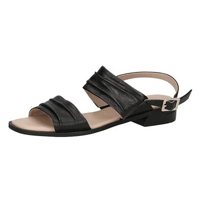 CAPRICE Damer 9-28711-42 platta sandaler, Svart mjuktupplur, 39 EU CAPRICE Damer 9-28711-42 platta sandaler, Svart mjuktupplur, 39 EU