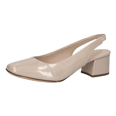 CAPRICE Damer 9-29500-42 pumps, Beige patent, 39 EU CAPRICE Damer 9-29500-42 pumps, Beige patent, 39 EU