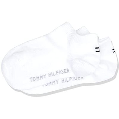 Tommy Hilfiger barn sneakerstrumpor 2-pack juniorer, Vitt, 23-25.5 EU Tommy Hilfiger barn sneakerstrumpor 2-pack juniorer, Vitt, 23-25.5 EU