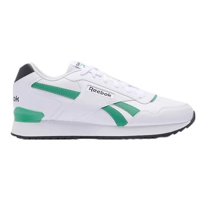 Reebok Unisex Glide Ripple Clip sneakers, Vit vit uppgradering grön, 35 EU Reebok Unisex Glide Ripple Clip sneakers, Vit vit uppgradering grön, 35 EU