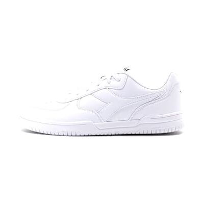 Diadora mäns låg-topp sneakers, 43 EU, Vitt, 38/38.5 EU Diadora mäns låg-topp sneakers, 43 EU, Vitt, 38/38.5 EU