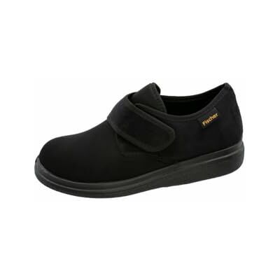 Fischer Markenschuh Fischer Unisex Ortho platta tofflor, Svart svart 222, 38 EU X-bred Fischer Markenschuh Fischer Unisex Ortho platta tofflor, Svart svart 222, 38 EU X-bred