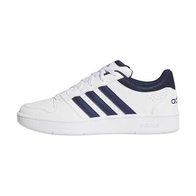 adidas herr Hoops Classic Shoes, Ftwr White/Dark Blue/Orbit Grey, 41 1/3 EU adidas herr Hoops Classic Shoes, Ftwr White/Dark Blue/Orbit Grey, 41 1/3 EU
