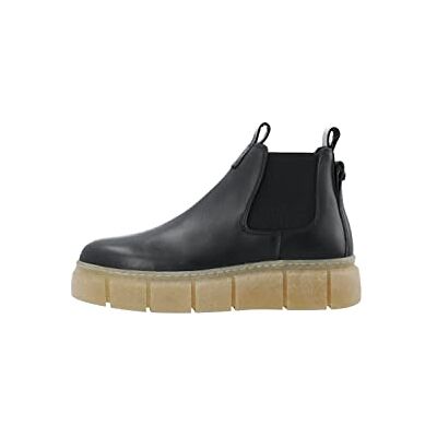 CA'SHOTT A/S Dam Casflora Chelsea Low Cut slät läder ankelstövel, svart, 41 EU CA'SHOTT A/S Dam Casflora Chelsea Low Cut slät läder ankelstövel, svart, 41 EU