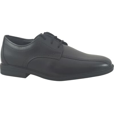 Clarks Jonwin Loop Y Childrens Black Leather, 9 Clarks Jonwin Loop Y Childrens Black Leather, 9
