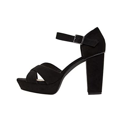 Bianco Dam Biacarly Heeled Sandal, Svart 1, 36 EU Bianco Dam Biacarly Heeled Sandal, Svart 1, 36 EU