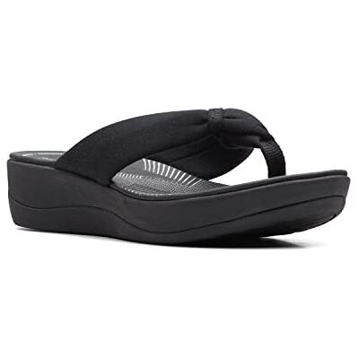 Clarks Women's Arla Glison Sandal, Black/Black, 7 Clarks Women's Arla Glison Sandal, Black/Black, 7