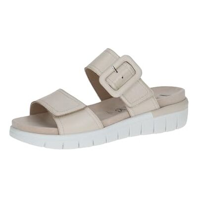 CAPRICE Damer 9-27203-44 sandal, cream perlato, 36 EU bred CAPRICE Damer 9-27203-44 sandal, cream perlato, 36 EU bred