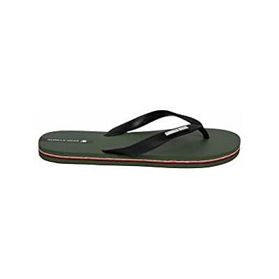 Gorilla Wear – Kokomo flip-flops – svart – fritid bekväm halkfri unisex med logotyp för maximal rörelsefrihet av gummi, EVA badsandaler, Grön, 41 EU Gorilla Wear – Kokomo flip-flops – svart – fritid bekväm halkfri unisex med logotyp för maximal rörelsefrihet av gummi, EVA badsandaler, Grön, 41 EU