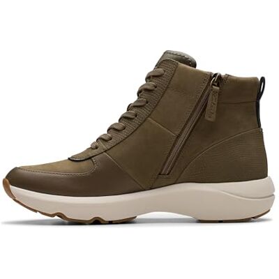 Clarks Tivoli Lane Womens Dark Olive Combi, 3.5 Clarks Tivoli Lane Womens Dark Olive Combi, 3.5