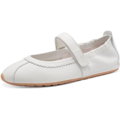 Tamaris Ballerina Strap 1–22145-46 ballerinaskor, vit, 37 EU Tamaris Ballerina Strap 1–22145-46 ballerinaskor, vit, 37 EU