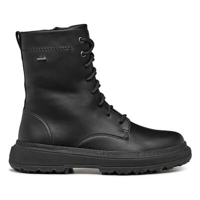 Geox Dam D Lamidie + Grip AbxAnkle Boot, svart, 35 EU Geox Dam D Lamidie + Grip AbxAnkle Boot, svart, 35 EU